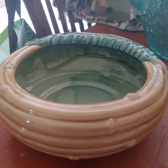 Vintage ceramic glazed indoor planter or bowl - Picture 3 of 5
